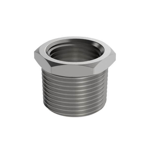 PF3T-OHB-HGR 1 1/2 in X 1 1/4 in Threaded Bushing 3000# T316L Stainless Steel Pipe Fitting